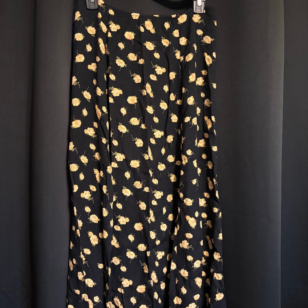 Reformation Floral Midi Skirt
